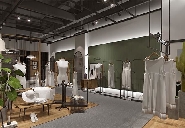 顏值的服裝店裝修效果圖，輕松俘獲消費(fèi)者芳心