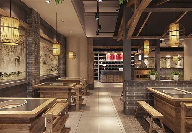 合肥火鍋店設(shè)計(jì)要點(diǎn)，火鍋店裝修效果圖