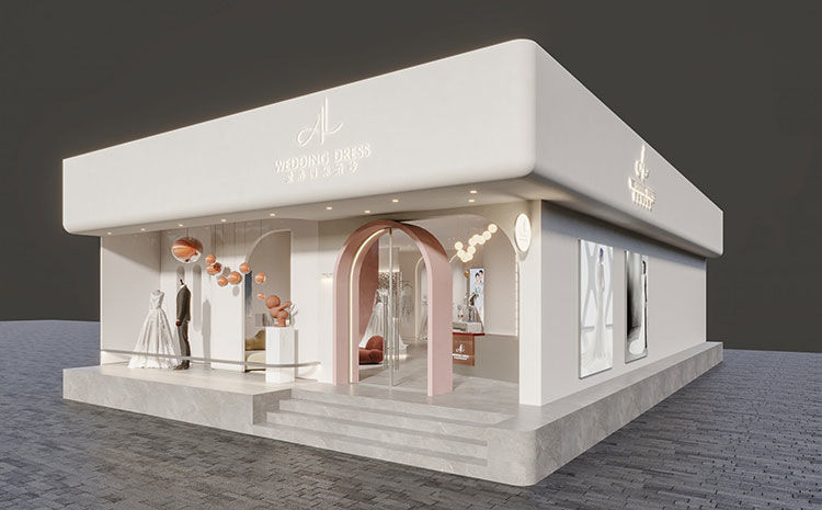 婚紗店設(shè)計(jì)效果圖，合肥婚紗店裝修需要注意的設(shè)計(jì)要點(diǎn)！
