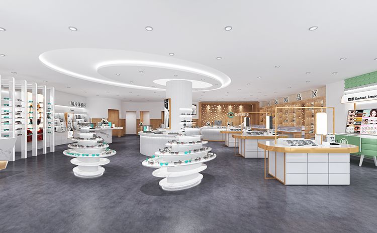 合肥眼鏡店裝修公司哪家比較專業(yè)？眼鏡店裝修設(shè)計圖