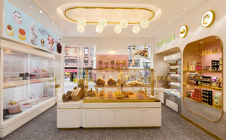 合肥蛋糕店設(shè)計(jì)原則？好看的蛋糕店裝修效果圖案例