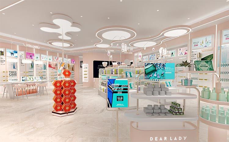 合肥化妝品店裝修，如何通過裝修提高店面的附加值？